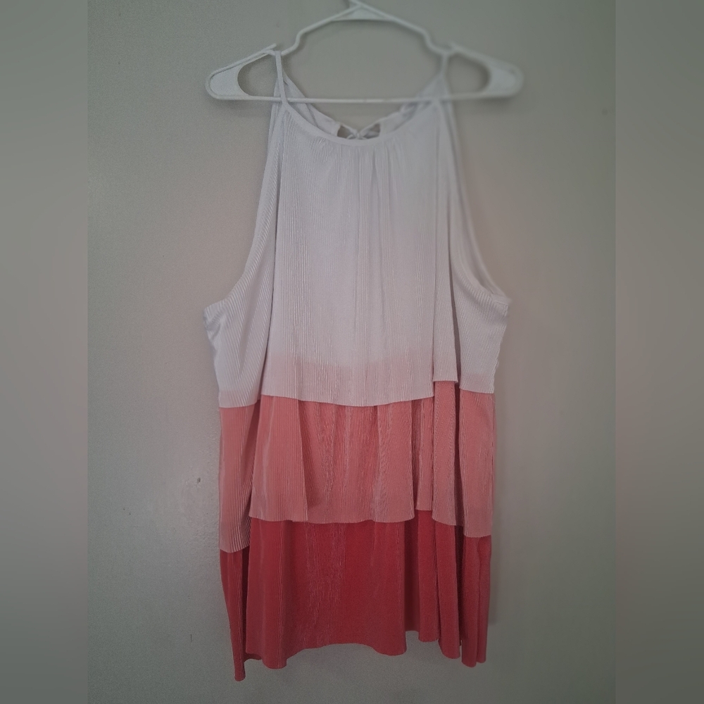 Colorblock Sleeveless Women's Top